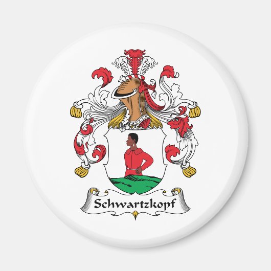 Schwartzkopf Family Crest Magneet (Voorkant)