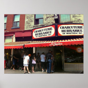 Schwartz's Deli, Montreal, Quebec Poster