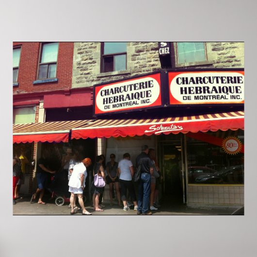 Schwartz's Deli, Montreal, Quebec Poster (Voorkant)