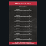 Schwarz, Rot Flyer<br><div class="desc">Flyer in Schwarz Rot,  gut geeignet für Restaurants,  Essen-Lieferservice. Editieren Sie ihr Produkt einfach in dem Sie ihren Text eingeben. Sie können die Schriftart,  Farbe und die Position individuell durch "weitere Personalisierung" auswählen.</div>