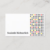 Schwarz Rot Gold Visitekaartje (Achterkant)