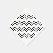 Schwarz weiß zickzack servet (Hoek)