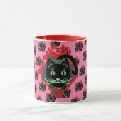 Schwarze Katze Mok (Midden)