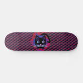 Schwarze Katze Persoonlijk Skateboard (Horizontaal)