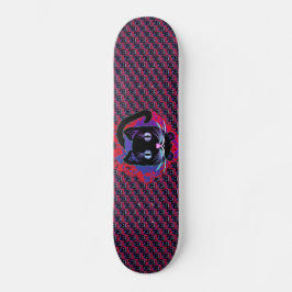 Schwarze Katze Persoonlijk Skateboard
