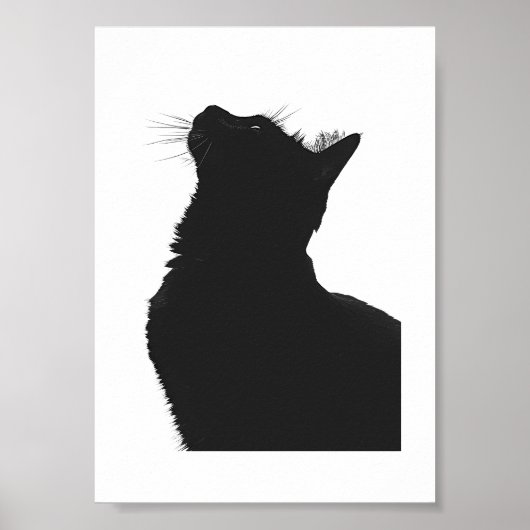 Schwarze Katze Poster (Voorkant)