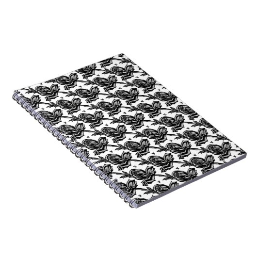 Schwarze Rosen Notitieboek (Rechterzijde)