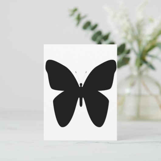 Schwarze Schmetterlinge Briefkaart (Staand voorkant)