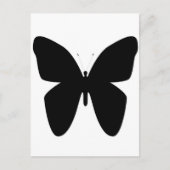 Schwarze Schmetterlinge Briefkaart (Voorkant)