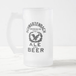 Schwarzenbach Brewing Co. Frosted Glass Mok