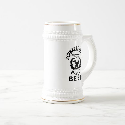 Schwarzenbach Brewing Co. Stein Bierpul (Voorkant rechts)