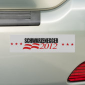 Schwarzenegger Bumpersticker (Op auto)