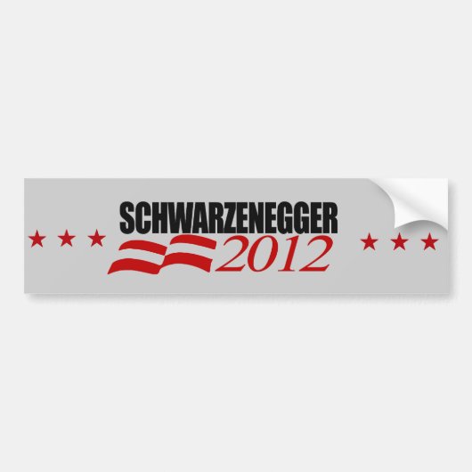Schwarzenegger Bumpersticker (Voorkant)