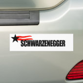 Schwarzenegger Bumpersticker (Op auto)