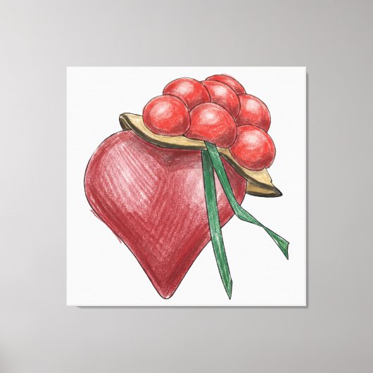 Schwarzwaldliebe Canvas Afdruk (Voorkant)