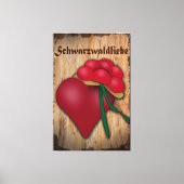 Schwarzwaldliebe Canvas Afdruk (Voorkant)