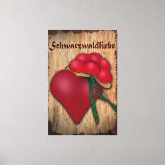 Schwarzwaldliebe Canvas Afdruk