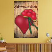 Schwarzwaldliebe Canvas Afdruk (Insitu (Woonkamer))