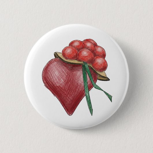 Schwarzwaldliebe Ronde Button 5,7 Cm (Voorkant)