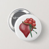 Schwarzwaldliebe Ronde Button 5,7 Cm (Voorkant /achterkant)
