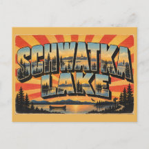 Schwatka Lake Trail YT Boreaal bos Water Kunst