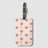 Schwebende Blumenmelodie Bagagelabel (Voorkant (verticaal))