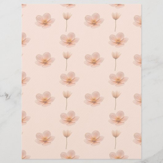 Schwebende Blumenmelodie Briefhoofd (Voorkant)