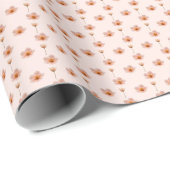 Schwebende Blumenmelodie Cadeaupapier (Rol Hoek)