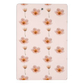Schwebende Blumenmelodie Mini Klembord (Achterkant)