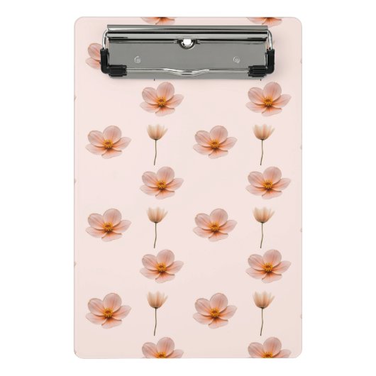 Schwebende Blumenmelodie Mini Klembord (Voorkant)