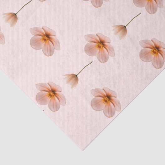 Schwebende Blumenmelodie Tissuepapier (Detail)