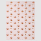 Schwebende Blumenmelodie Tissuepapier (Voorkant)