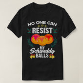 Schweddy Ball Gift voor snoep minnaar, zoet desser T-shirt (Design voorkant)