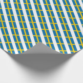 Schweden Flagge Cadeaupapier (Hoek)