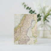 Schweden, Norwegen - Kaart Zweden en Noorwegen (Staand voorkant)