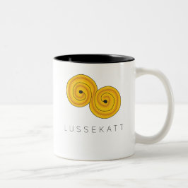 Schwedischer Lussekatt Lucia Tweekleurige Koffiemok