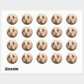 Schwein gehabt ronde sticker (Vel)