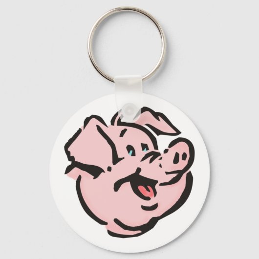 Schwein Sau varkenshog Sleutelhanger (Voorkant)