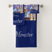 Schweinstein's Monster Bath Towel Set Bad Handdoek (Insitu)