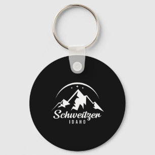 Schweitzer Idaho Ski Resort Skien Snowboarden Sleutelhanger