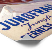 "Schweiz: 1936 Berner Oberland - Jungbahn Reise Poster (Hoek)