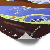 "Schweiz: 2021/heute Bern - Wengen Männl. Reise Poster (Hoek)