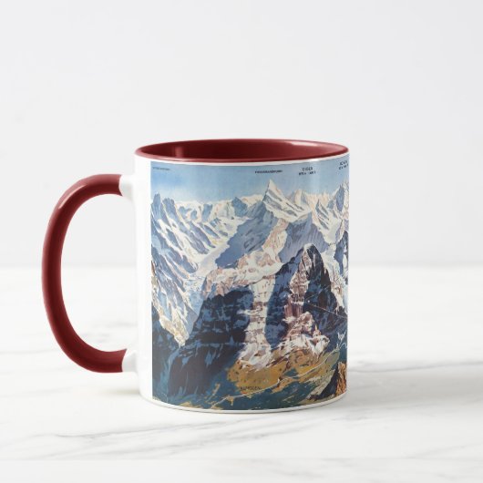 " Schweiz: 2021 - Jungfraujoch Panorama ... Tasse Mok (Links)