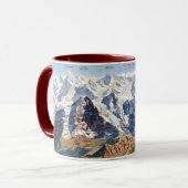 " Schweiz: 2021 - Jungfraujoch Panorama ... Tasse Mok (Voorkant links)