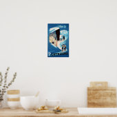 "Schweiz: 2022/heute Engadin - Pontresina Winter Poster (Keuken)