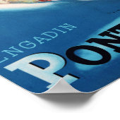 "Schweiz: 2022/heute Engadin - Pontresina Winter Poster (Hoek)