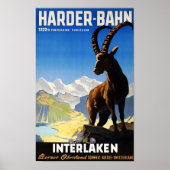 " Schweiz: 2022/heute Interlaken - Harder Bahn ... Poster (Voorkant)