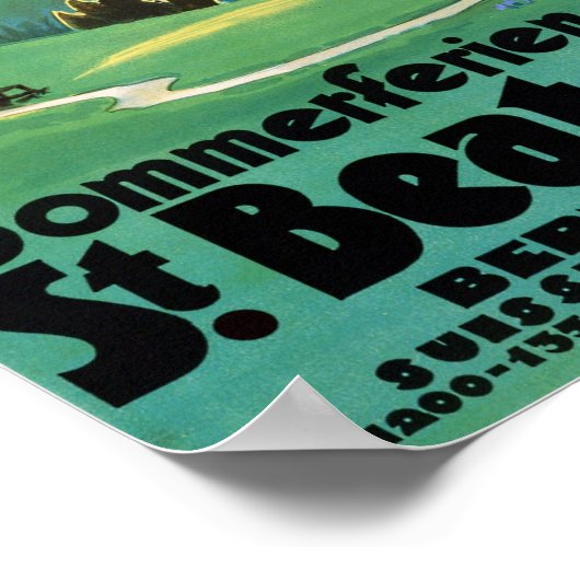 "Schweiz: 2022/heute Kt. Bern - St. Beatenberg... Poster (Hoek)