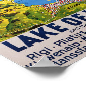 " Schweiz: 2022/heute- Vierwaldstättersee Panorama Poster (Hoek)