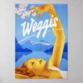 "Schweiz: 2022/heute - Weggis Vierwaldstättersee Poster (Voorkant)